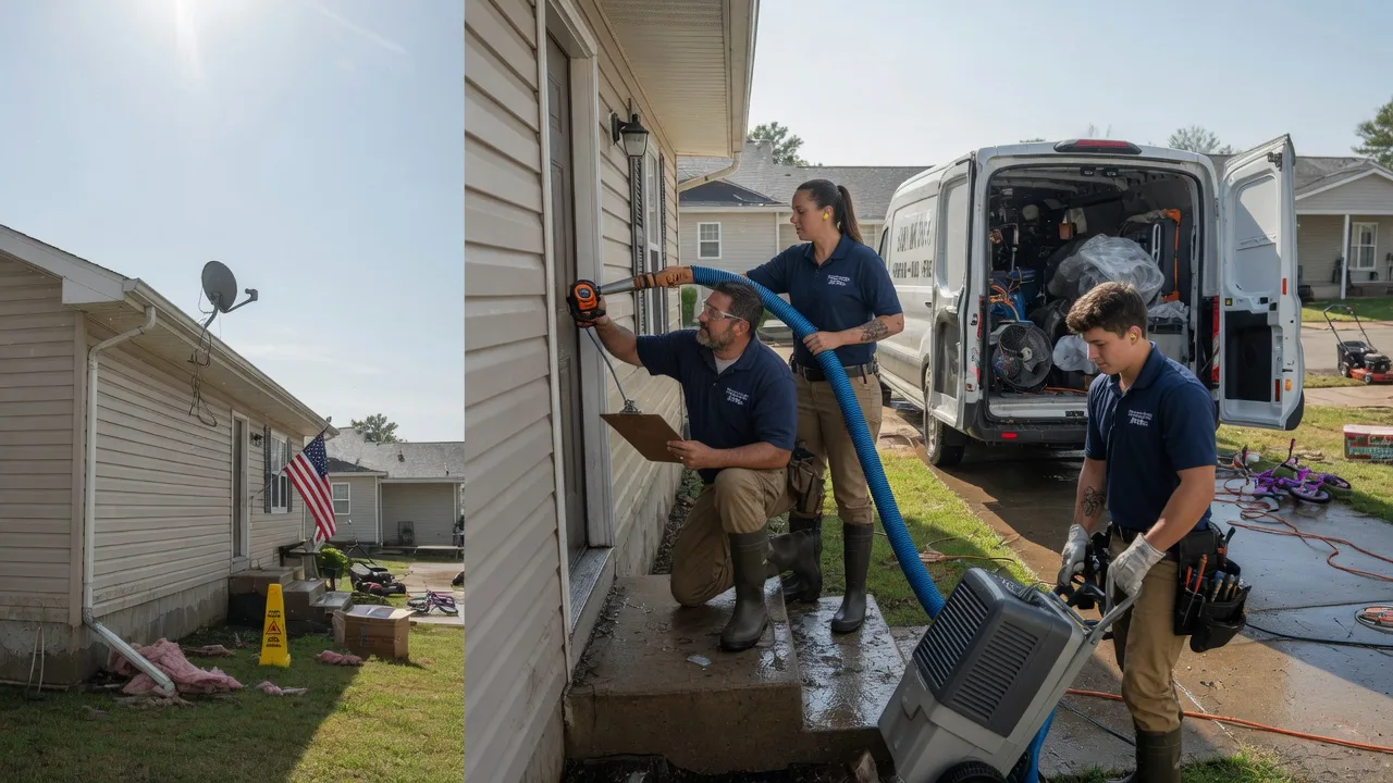Ceiling Water Damage Restoration in Sicily Island, LA near me